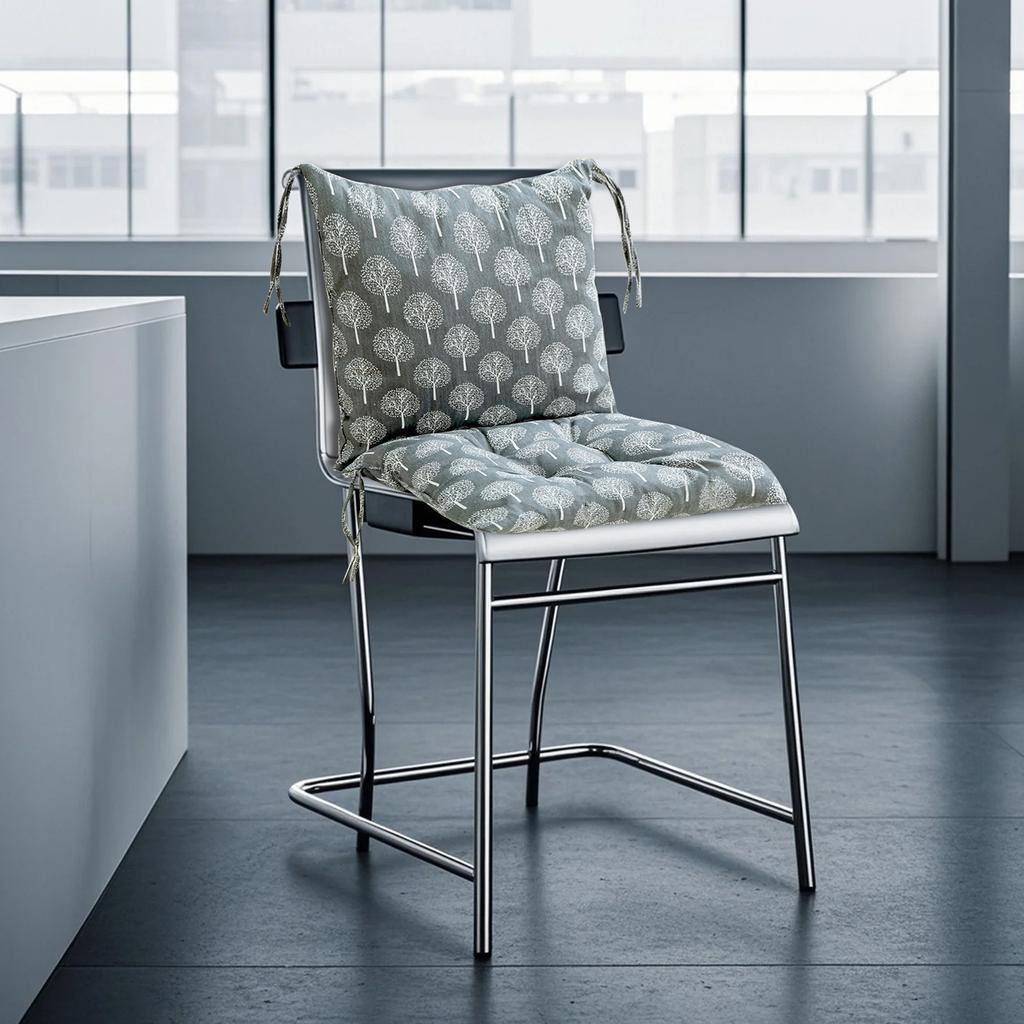 Подушка для стула для обеденного стула, подушки для кухонного стула со съемной спинкой и завязками, штучная подушка для сиденья для уличного стула