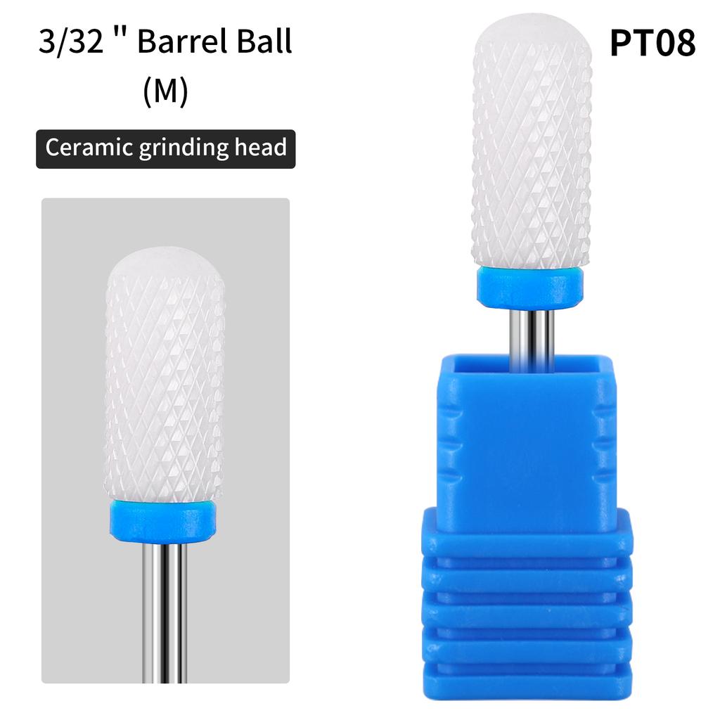 25 Type Ceramic Milling Cutter Nail Drill Bit Electric Manicure Drills Pedicure Mill Bits Machine Files Nail Art Tools Equipment