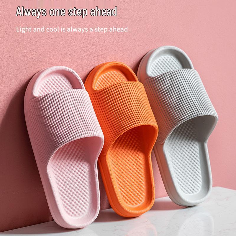 Unisex Non-Slip EVA Shower Slippers - Comfortable Indoor Bathroom Footwear