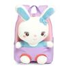 Stylish Cute Canvas Toddler Backpack Adorable Bunny Removable For Snacks