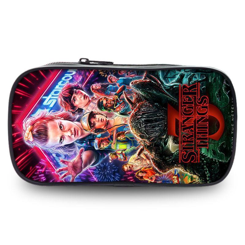 Пенал Stranger Things из нейлона для школьников и детей