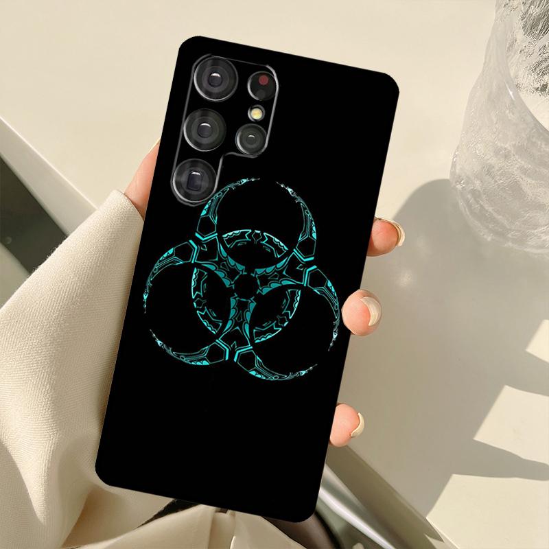 Символ Биоопасности Для Samsung Galaxy S23 S22 Ultra S21 S20 FE S8 S9 S10 Note 10 Plus Note 20 Ultra Чехол для Телефона