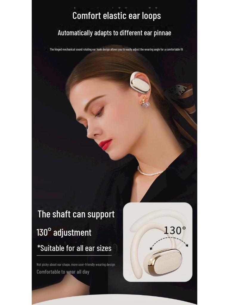 Беспроводная Bluetooth-гарнитура Cloud Sense OWS 2024 года: Шумоподавление, Открытое ухо, Звук HIFI, Высокое качество звука