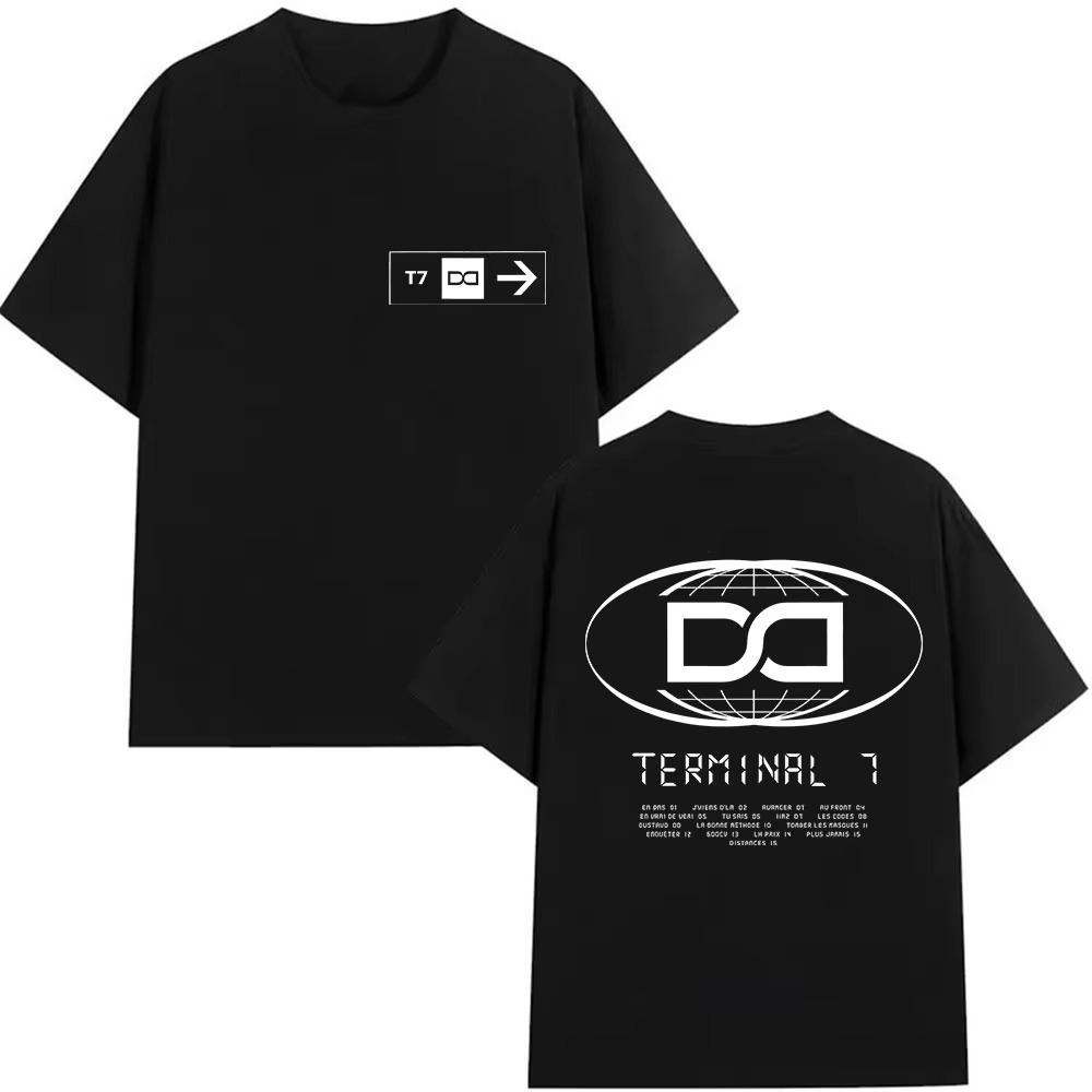 Summer Rapper Djadja Dinaz TERMINAL 7 Album 2026 Graphic T Shirts Unisexs Unisex Vintage Fashion Cotton Tshirt Unisex Streetwear