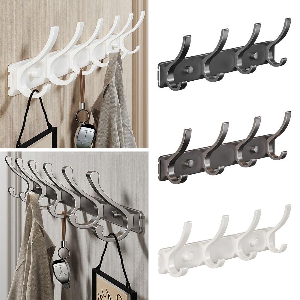 Алюминиевая вешалка для одежды Space, настенная вешалка, прочный держатель для одежды