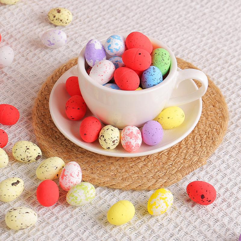 2X2.5Cm Easter Mini Egg Ornament, Small Spotted Egg Toy Egg