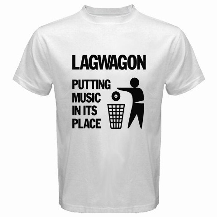 Lagwagon Putting Music In ItS Place Рок-группа Белая футболка унисекс