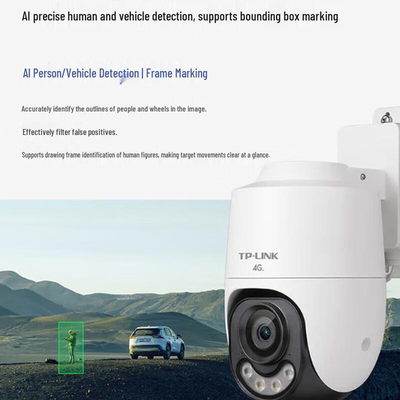 TP-Link Solar PTZ Security Camera - 4MP, Full-Color Night Vision, Lifetime Data CN plug (adapter included)