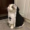 Soft Pet Nun Cloak Cat Puppy Cat Cosplay Costume Sets  Pet Supplies Clothing