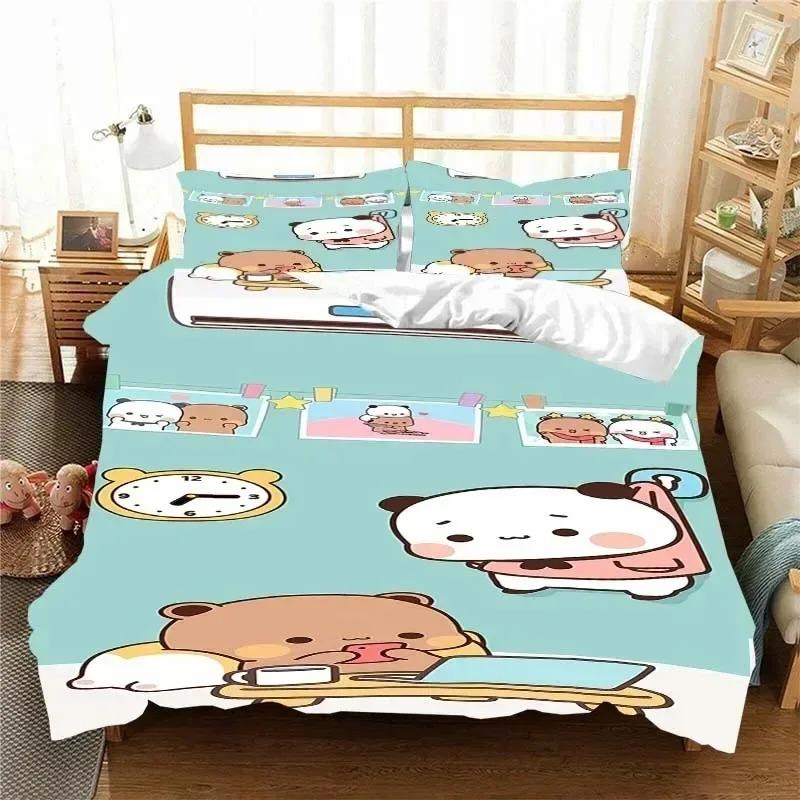 Постельное белье Bubu Dudu, Односпальное, Полуторное, Двуспальное, Евро, Кинг-сайз, Детский мультяшный комплект постельного белья, Комплекты постельного белья для детской спальни