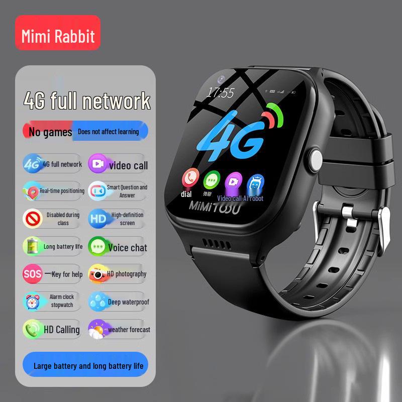 Умные 4G и 5G часы-телефон Mimi Rabbit для подростков и детей