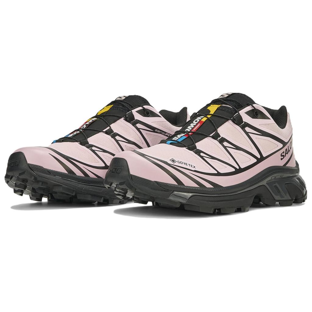 SALOMON Кроссовки для бега XT 6 Унисекс Низкие Черный/Ледяной Розовый/Розовый Рассвета CML_L49215600