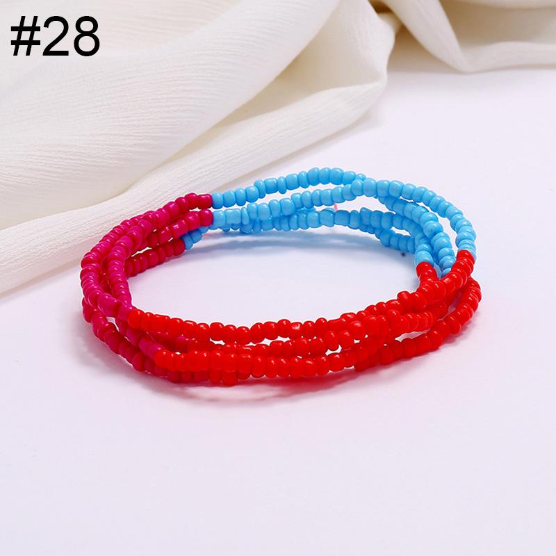 Women Fashion Waist Chain Rice Bead Waist Chain Beach Chain Body Jewelry Belly Chain