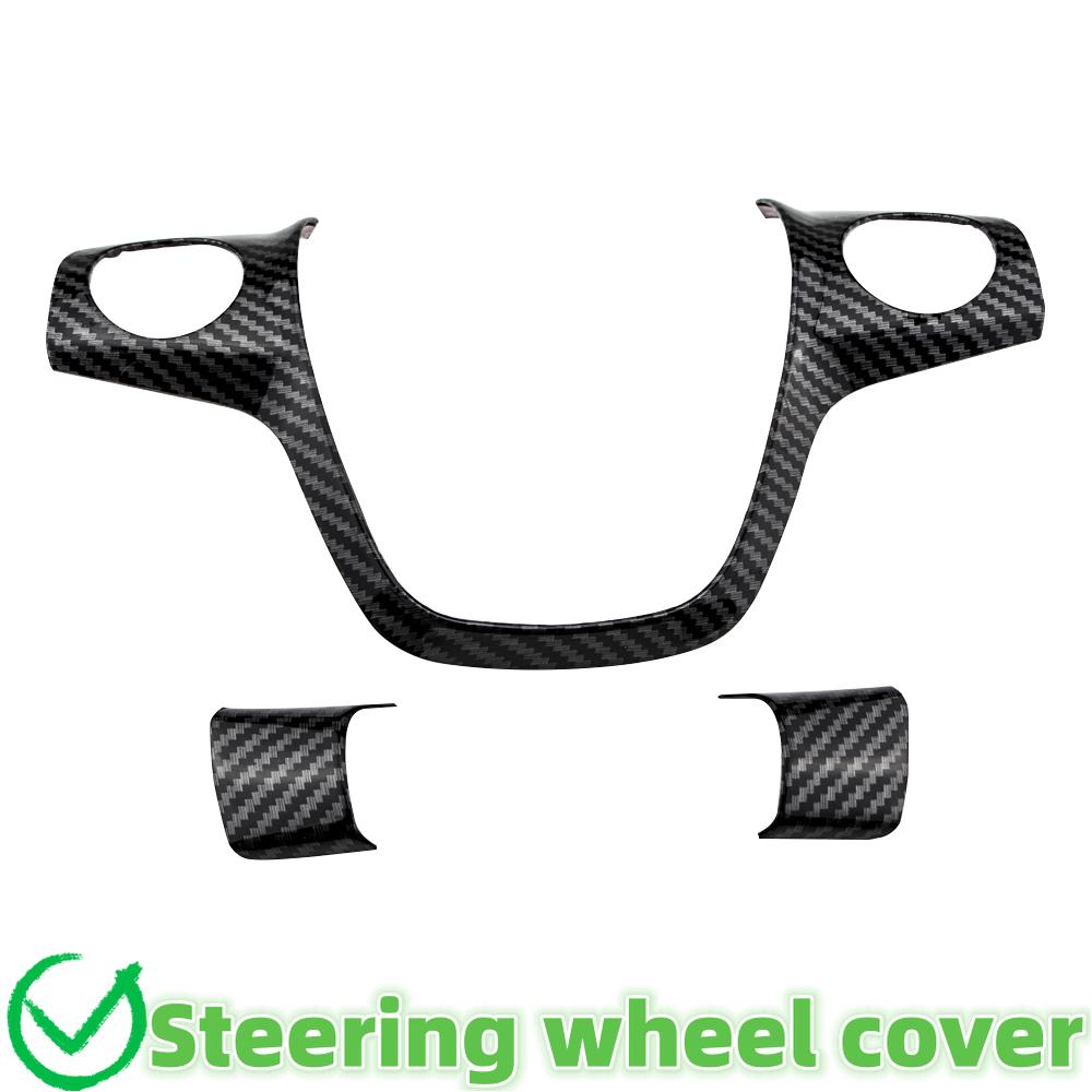 ABS Car Steering Wheel Trim Cover Sticker Decoration for Ford Focus 3 MK3 Sedan Hatchback Kuga Escape 2012 2013 2014