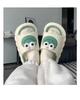 Breathable Linen Cartoon Slippers for Women & Men - Non-Slip Indoor Footwear for All Seasons