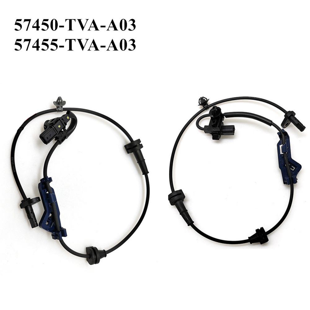 Pair Black Abs Wheel Speed Sensor Front Right & Left For Honda Accord 2018-2021
