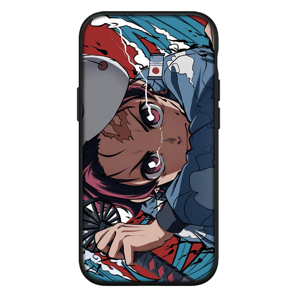 Для iPhone 16 15 Xiaomi Redmi Note 14 13 12 11 Pro Max 16e Samsung Galaxy S25 S24 S23 Moto OPPO Huawei Nezuko Demon Slayer Tanjirou чехол для телефона с рисунком