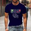 Футболки Мужская одежда 1n23456 Секретный код байкеров Графические футболки Одежда Топы с коротким рукавом Мужская одежда Футболка большого размера