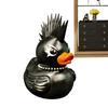 Deathrocker Devil Duck Ornament Bookshelf Desktop Decor Car Dashboard Satan Devil Duck Statue Novelty Auto Accessories