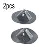2 Pcs Inflatable Boat Safety Rope Buckle PVC Awning Buckle Anchor Rope Buckle 2X Black Grommets Durable Camping Accessories