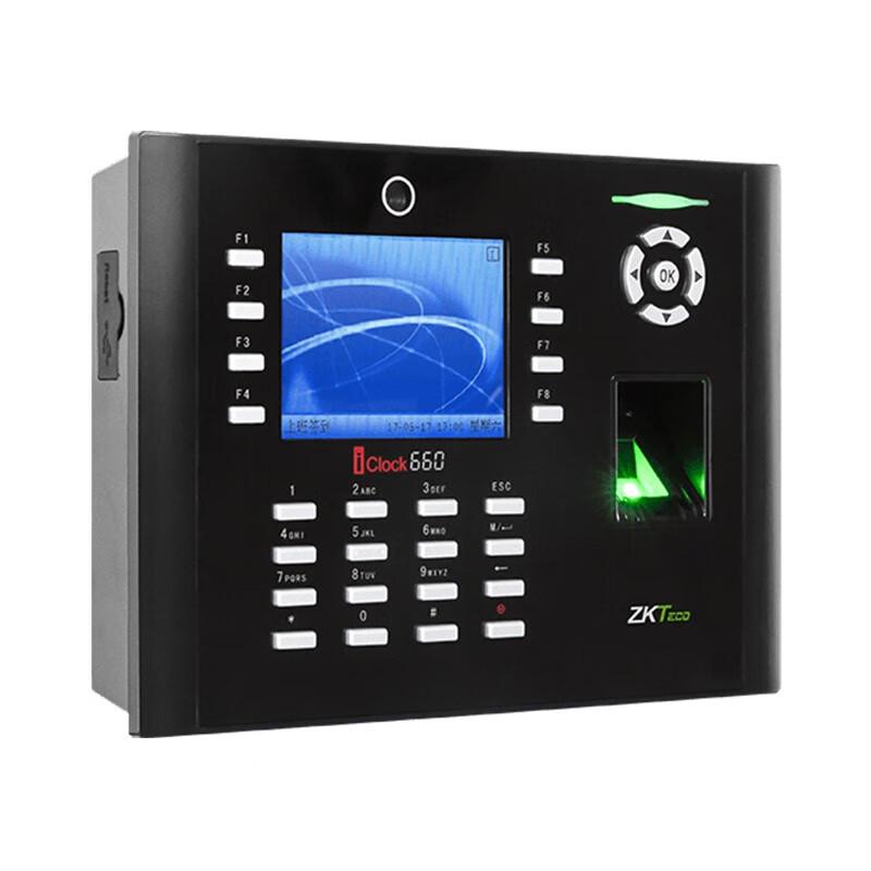 ZKTeco iClock660 Fingerprint Time Attendance Machine CN plug (adapter included)