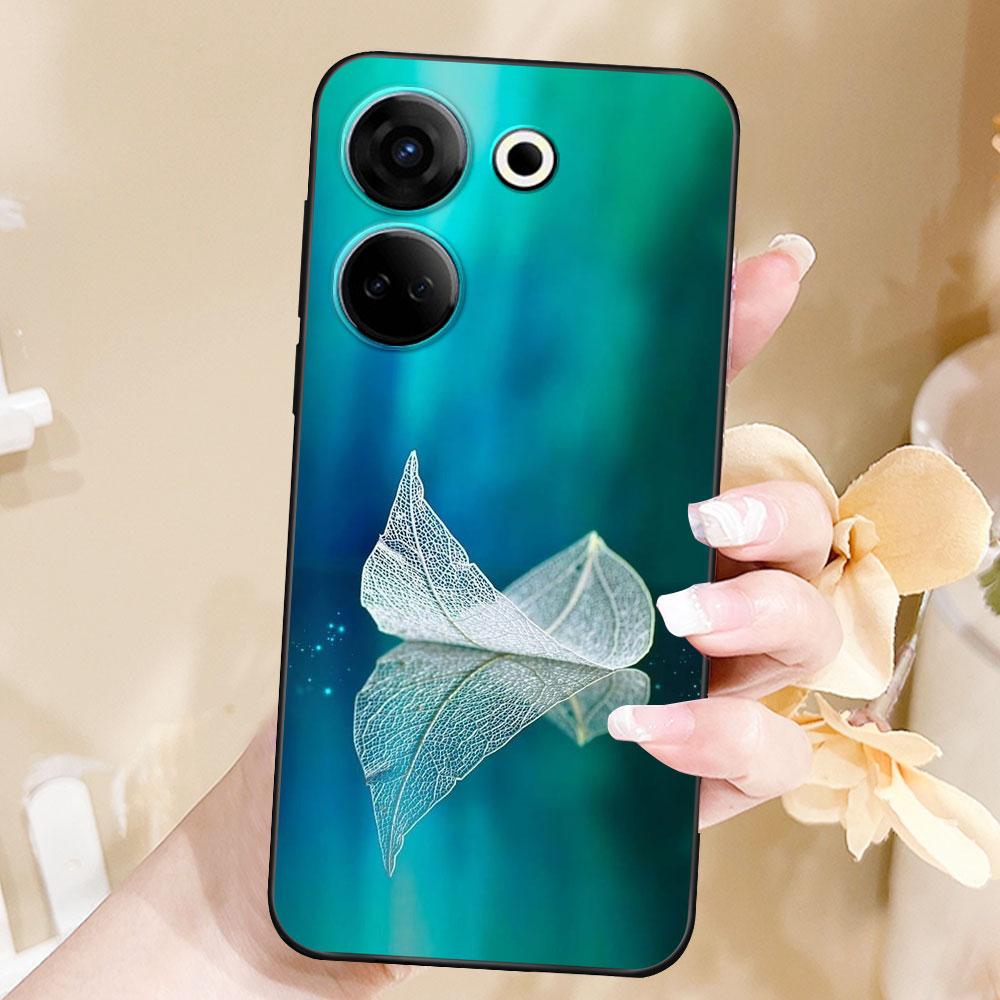 Чехол для Tecno Camon 20 Pro 4G Coque ТПУ Мягкий Силикон Модный Телефон Funda для Tecno Camon 20 Pro 5G Милый Бампер Задняя Крышка