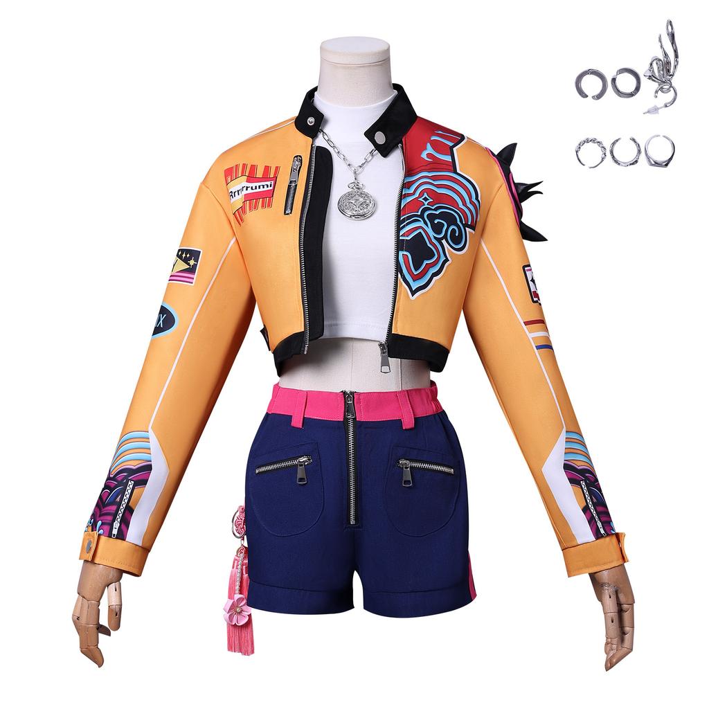Hallyu Girl Group K-POPcos Costume Rumi Mirazoe Cosplay Costume