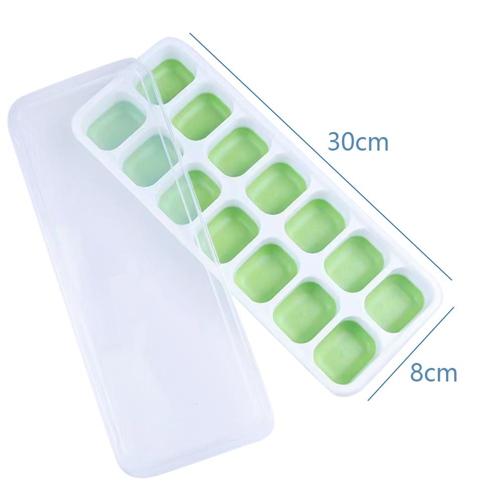 1 шт. силиконовая форма для льда, 14 сеток, форма для льда, квадратная форма для формочки для льда, легко формовать силиконовую форму для льда ZPG