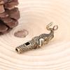 1Pc Brass Metal Treble Training Wilderness Survival Pendant Elephant Whistle Antique Keychain Outdoor Survival Whistle
