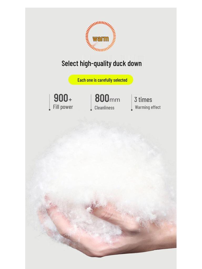 Модная длинная мужская зимняя пуховая куртка 2025 года - Белый утиный пух, Повседневный гонконгский стиль, Однотонная, Теплая верхняя одежда