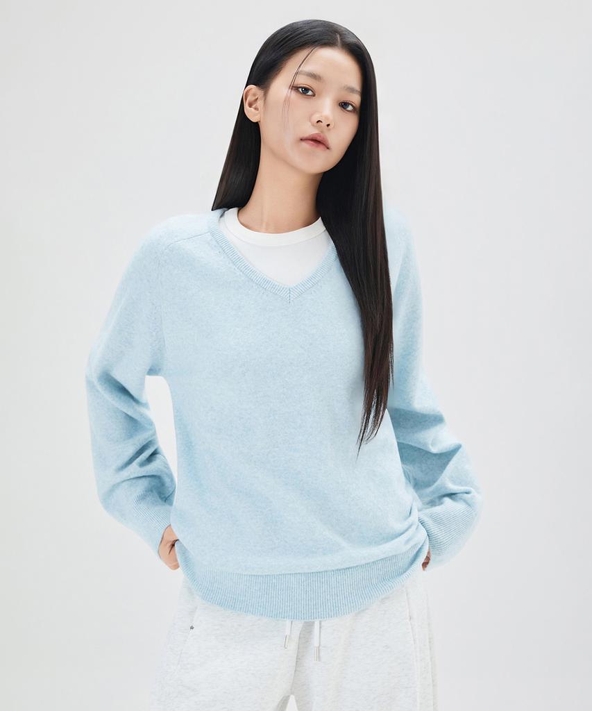 MIXXO Basic V-Neck Knit_Miwkag309T