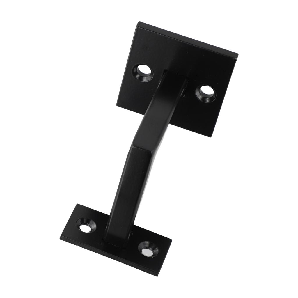 For Commercial Buildings Hand Rail Support Black Handrail Bracket Home Decoration 2.6 Inches In Height Easy Installation