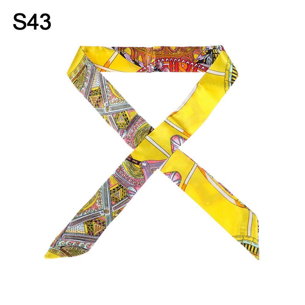 Wrist/Waistband Hairband Handbag Handle Ribbon Small Silk Scarf Decor Ribbon Scarf Neck Scarf