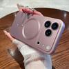 Металлический чехол для телефона Desert Gold с магнитной зарядкой для iPhone 17 16 15 14 13 12 11 Pro Max Air, мягкий чехол magsafe с мелкими отверстиями
