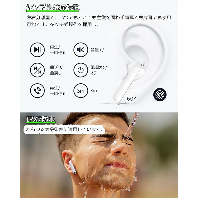 Наушники Bluetooth беспроводные наушники Маленькие/легкие наушники Bluetooth наушники Hi-Fi качество звука Bluetooth наушники ENC шумоподавление одно ухо/оба