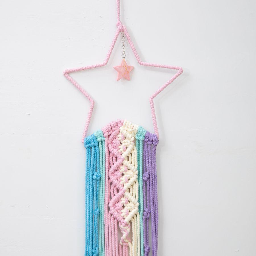 Colorful Woven Tapestry Dream Catcher Handmade Pendant Home Wall Hanging Star Moon Decoration Hanging Cloth Beautiful Durable