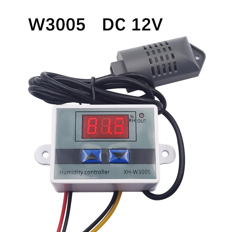W3001 W3002 W3005 W1088 W1099 Цифровой дисплей Микрокомпьютерный Контроллер температуры и влажности 12В 220В Гигрометр Терморегулятор