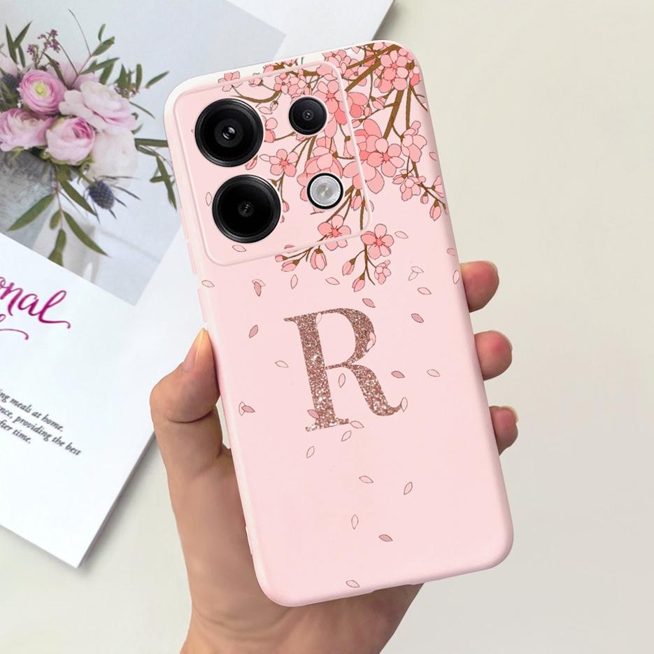 Чехол для Xiaomi Redmi Note 13 4G Милая корона Буквы Чехол Мягкий ТПУ Чехол для телефона Для Xiaomi Redmi Note 13 Pro Plus Note13 5G Бампер