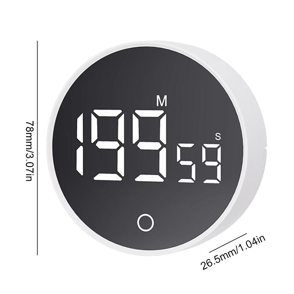 Large LED Display Cooking Digital Countdown Volume Adjustable Magnetic Egg Timer for Classrooms