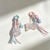 Bowknot Pendant Cute Donut Trend Bag Charm Backpack Hanging Piece Car Girl Accessories Gift Bag Charm