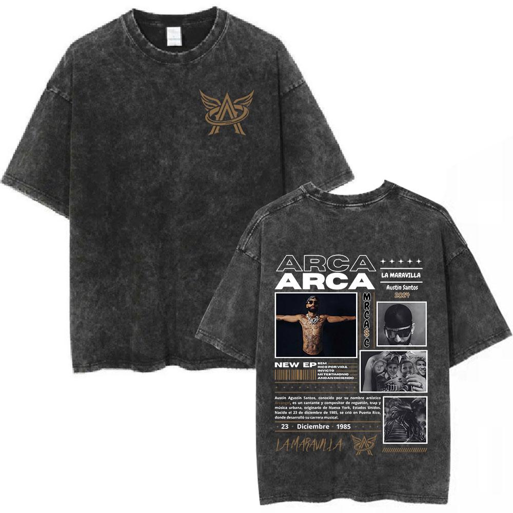 Alvaro Diaz Sayonara Album Vintage Washed T Shirts Mens Clothing Hip Hop Oversized Short Sleeve Tshirt Casual Cotton Tshirts
