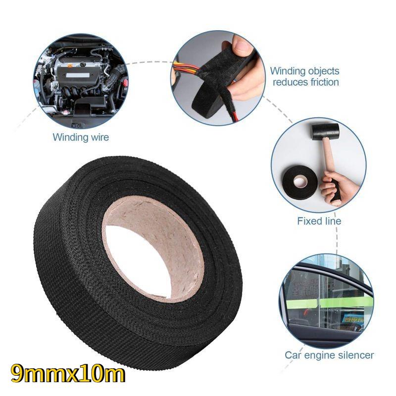 Xiaomi Heat-resistant Flame Retardant Adhesive Cloth Tape For Car Home Cable Harness Wiring Loom Protection Insulation Tape Sticker