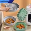 Air Fryer Mat Silicone Baking Tray Multifunctional Silicone Grill Mat Resistant To High Temperatures Pizza Fried Chicken Plates