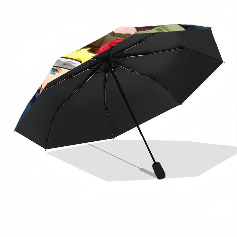 Famous cartoon NARUTO protagonist Uzumaki Naruto. Cartoon umbrella, folding, home essential, iron art, outdoor sunshade umbrella, H2