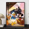 Disney diamond painting Mickey Mouse Donald Duck Pluto train station handmade diy mosaic art painting kit home decoration