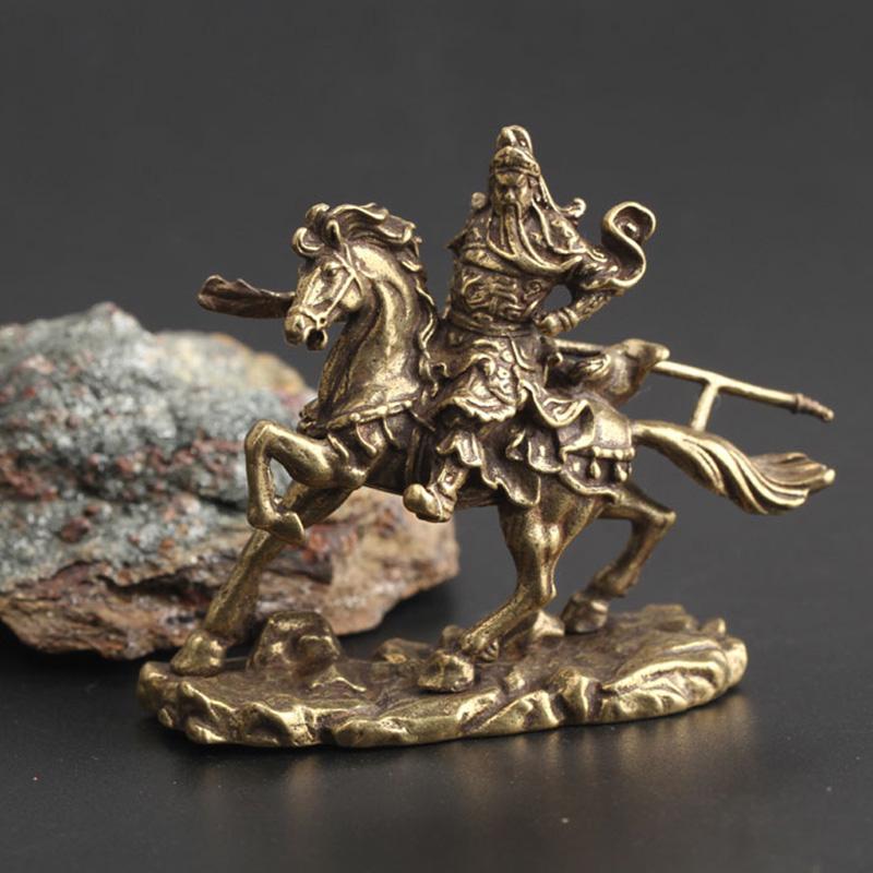 Статуэтка Орнамент Твердой Меди Миниатюрные Статуэтки Ручной Работы Ремесло Гостиная Офис Домашний Декор Аксессуар Статуя Будды Подвеска