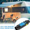 12 В тестер для прицепа 7-контактный адаптер диагностические инструменты проверка проводки контрольная лампа розетка для автомобиля грузовик караван аксессуары универсальный