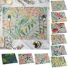 Talos Multicolor Leaves Flower Kitchen Dining Table Mat Heat Insulated Pad Placemat