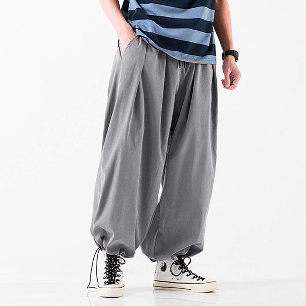 Уличная одежда Шаровары Мужские мешковатые беговые шаровары Комбинезоны Спортивные штаны Негабаритные повседневные широкие брюки Бегуны Мужские брюки