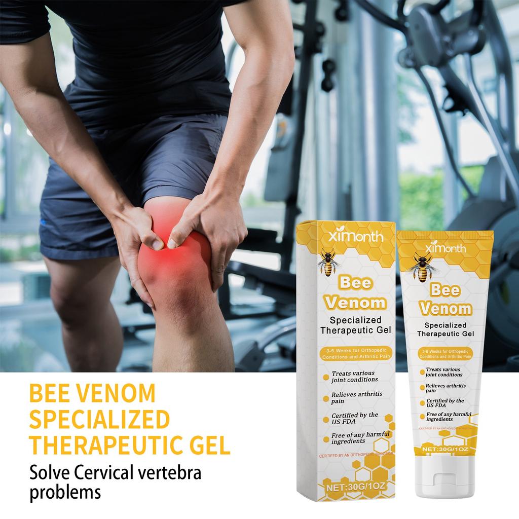 Пчелиный гель, успокаивающий гель для суставов пчел - успокаивающий гель для колен, плеч, шеи, спины, ног